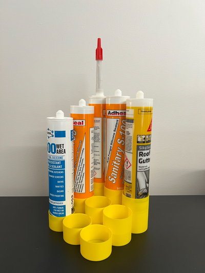 calafateo almacenamiento by detective ciego herramientas organizadores calafatear silicona tubo sellador sealgun 3d print model - Mito3D