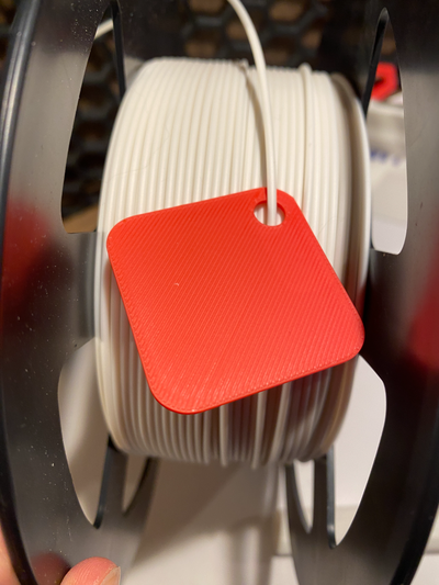 anti-tangle tag 2 by tehgoldenfox 3d printer accessories anti-tangle-tag tangle filament 3d print model - Mito3D