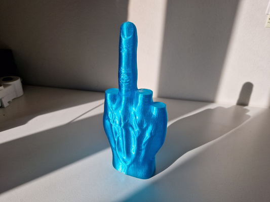 middle finger love by maurizio cattelan nyx nk art sculptures fuck fuckyou milan milano vaffanculo sculpture italy 3d print model - Mito3D