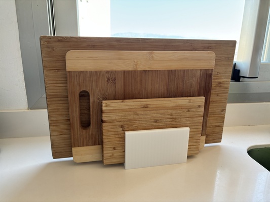 doğrama yazı tahtası kulp destek by danibautistafernandez ev halkı modeller mutfak ikea kesmek odun raf kesme hoolder ikeaboard 3d print model - Mito3D