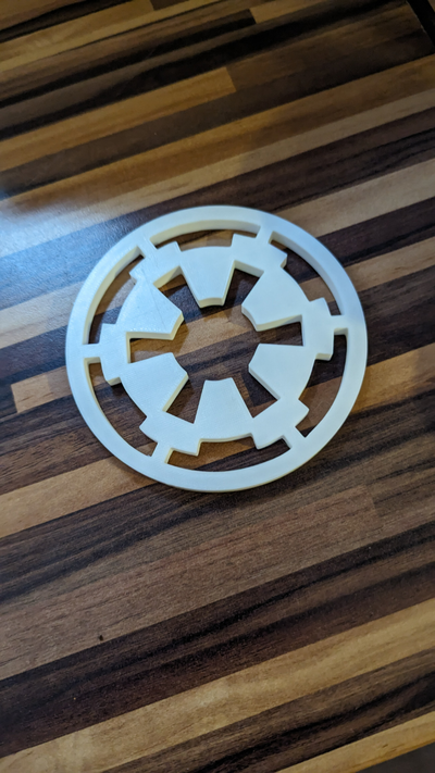 star wars empire coffee cup coaster by emp3thy household decor tea drinks 3d print model - Mito3D