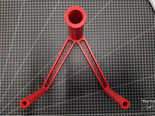 filament spool holder 2 kg spools by acki3dprint 3d printer accessories spulenhalter 2kg spoolholder bags 3d print model - Mito3D