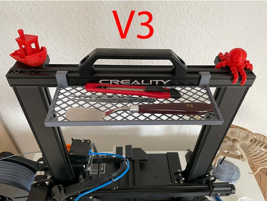 creality cr 6 se deck by bollekeil 3d printer accessories crealitycr6se crealitycr6 cr6-se 3d print model - Mito3D