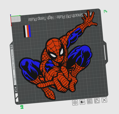 spiderman logo sign by rifeljm toys & games 3d print model - Mito3D
