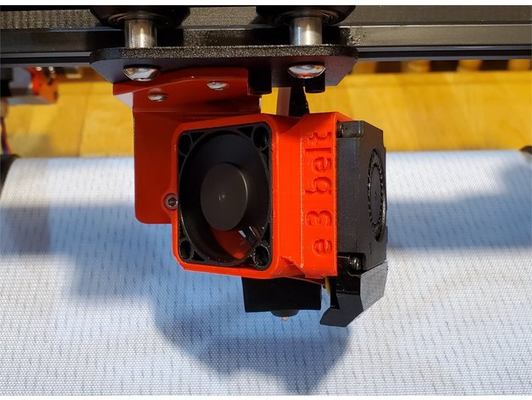 fan shroud duct ender 3 belt by ricbru 3d printer accessories 3d print model - Mito3D