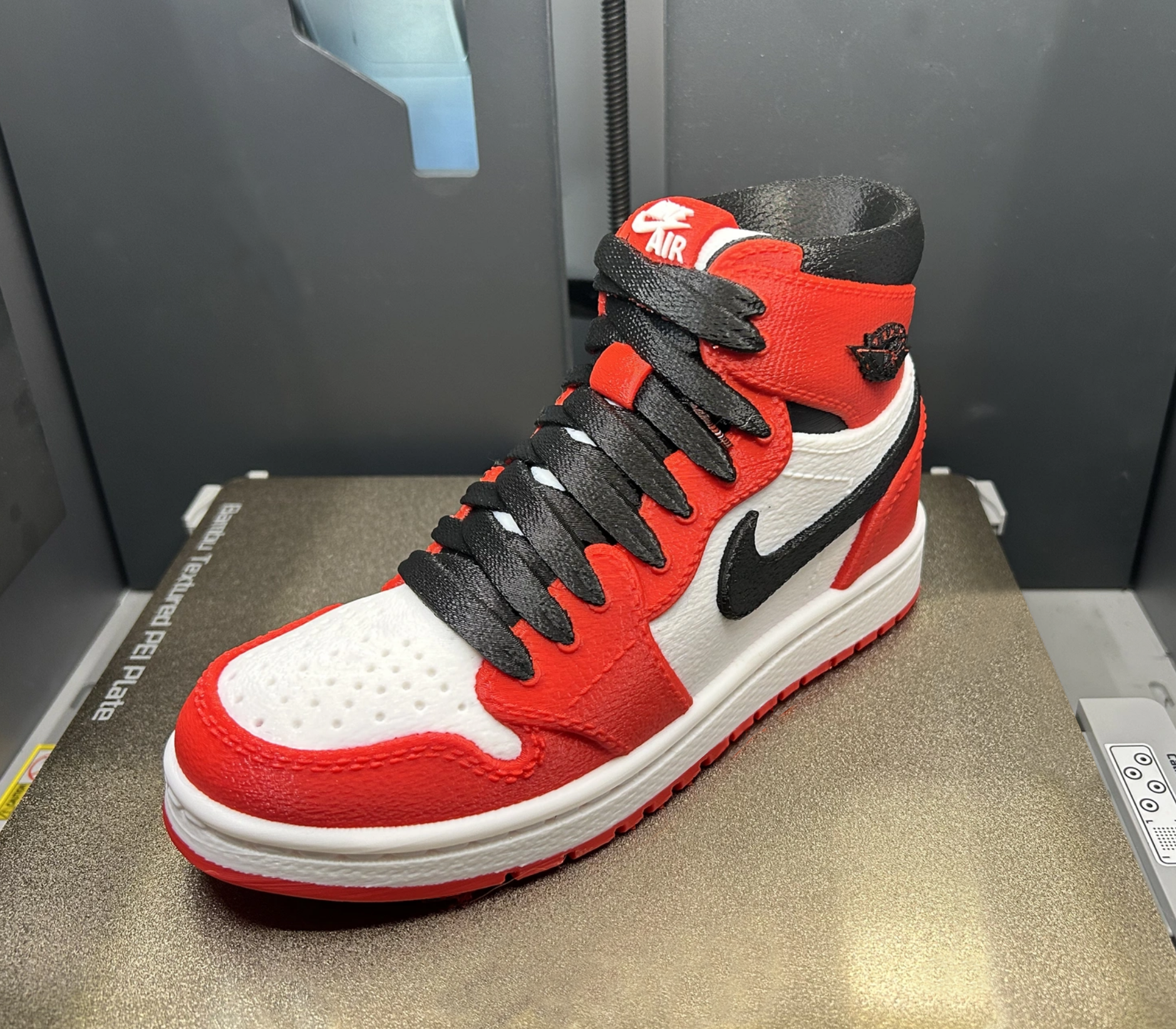 nike ar jordânia 1 fechadas malha by nyx nk arte modelos jordan1 sapatos ams cor culto chicago michael 3D print model - Mito3D