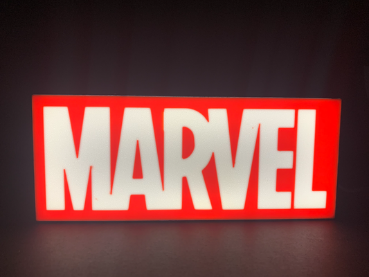marvel lamp by 3dcrabclawcreations household decor superheros light awesome easy quick multi color led 3d print model - Mito3D