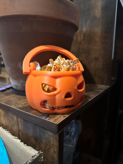 halloween pumpkin candy by creamade3d household decor 2023 october 3d print model - Mito3D