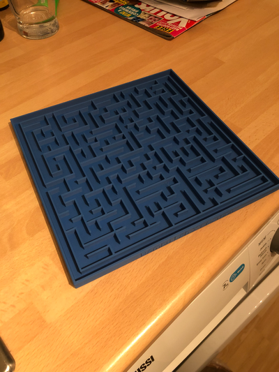 bambu laboratoire x1 carbone fusion 360 conçu labyrinthe by kevr102 jouets jeux puzzles 3d print model - Mito3D