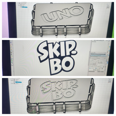 skipbo carte boîte remixé by miano creative jouets jeux uno organisateur cartes jeu 3d print model - Mito3D