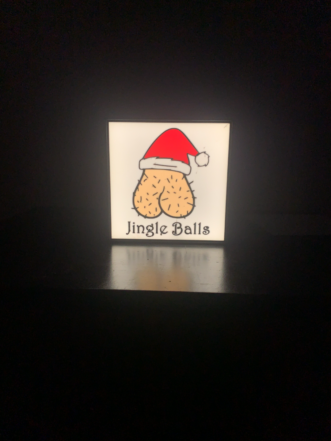 jingle balls christmas lamp by 3dcrabclawcreations household decor light lightbox funny easy quick multi color x1c 3D print model - Mito3D