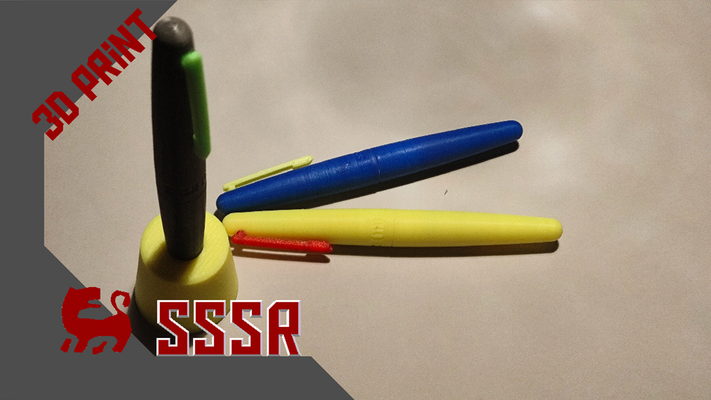 rollerball penna 2 by sssr sh domestico ufficio sfera ricarica 3d print model - Mito3D