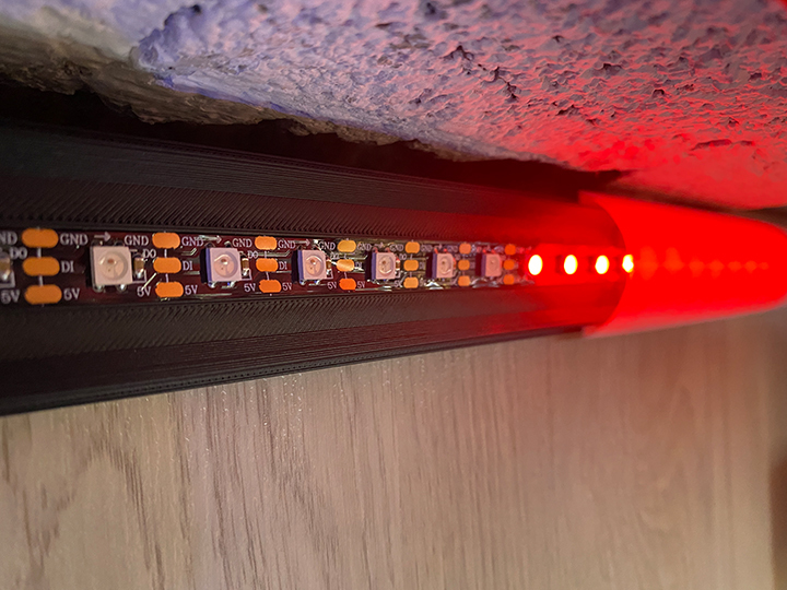 led carril mit difusor f r ws2812b 10mm anchura by caosdrucker arte modelos ligero caos wemos iot esp8266 esp32 wemosd1mini wemosd1 luz esp thingiverse wled tripulación casa inteligente netzteil 5volt ledws2812b vistoso intermitente caoscre jvpeek lichter neopixe was2812 3D print model - Mito3D