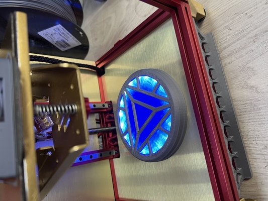 mk6 arco reator by caótico arte modelos homem ferro licht voron arcreaktor ferromini 3d print model - Mito3D