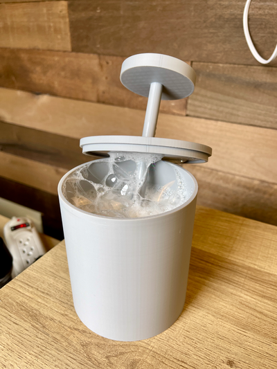 köpük kabarcık yapımı fincan by hazırlanmış çekirdekler araçlar el sabun temizleyici self care hobi sağlık reçine 3d print model - Mito3D
