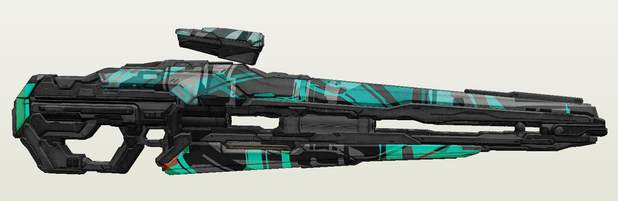 halo 5 - forerunner light rifle by reciclatecdominicana props & cosplays replica weapon 3d print model - Mito3D