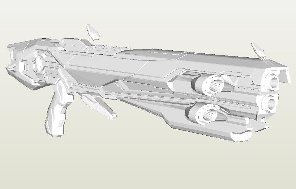 halo 5 précurseur éparpillé by recyclagetecdominicana accessoires cosplays réplique arme halo5 cosplay 3D print model - Mito3D