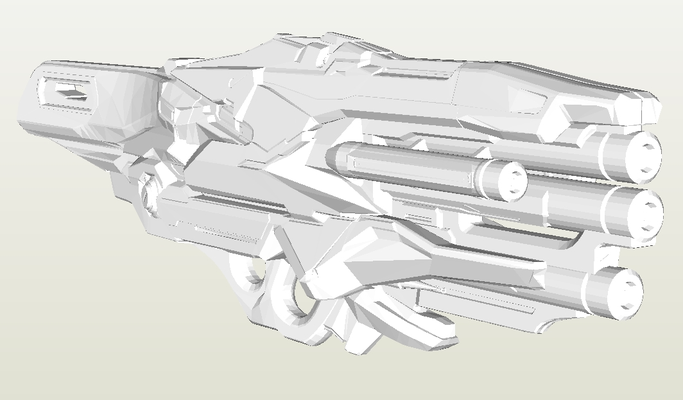 halo 5 - forerunner incineration cannon by reciclatecdominicana props & cosplays replica weapon 3d print model - Mito3D