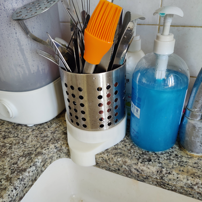 water drainer ikea ordning by israelsachi3 household house models sinkside kitchen sink cutlerydrainer cutleryholder 3d print model - Mito3D