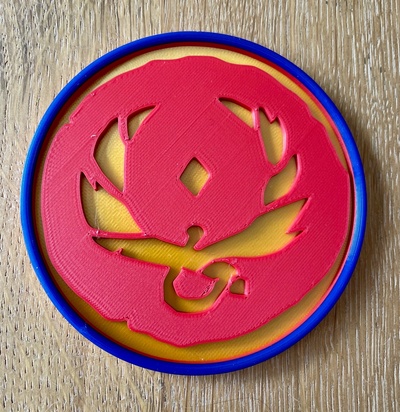 sea of thieves coaster - dogs by fumeebleue household decor prusa drinkcoaster seaofthieves 3d print model - Mito3D