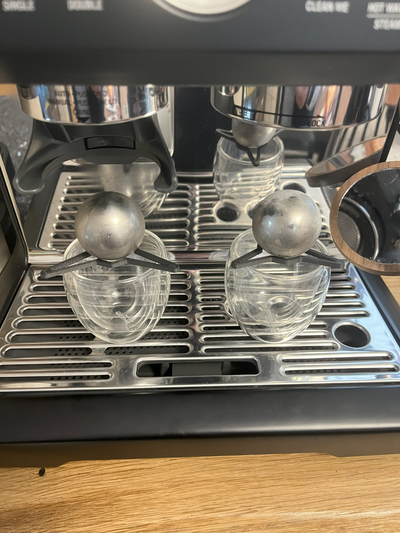 ayıkla ürpertici espresso atış dondurulmuş paslanmaz çelik top kulp destek by arabalar n kahve araçlar gadget'lar barista gadget mutfak adaçayı breville star gaggia roket çift vuruş çıkarma 3d print model - Mito3D