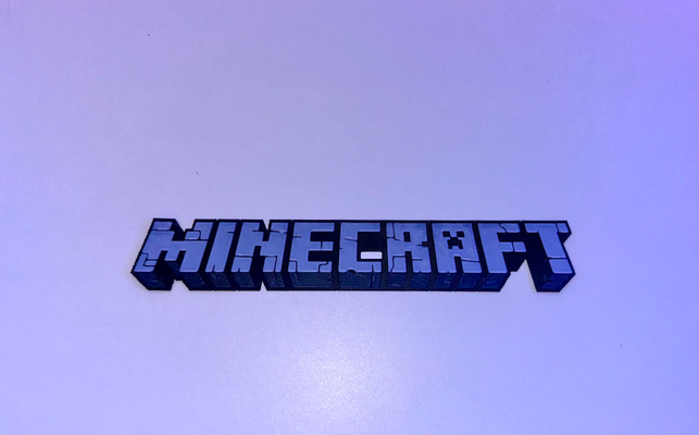 minecraft logo hueforge by xdizziex art signs & logos hue forge 3d print model - Mito3D