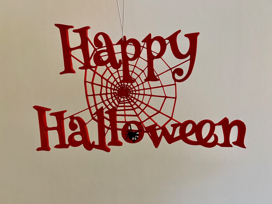 heureux halloween nid by xor 3dpr art modèles araignée 3d print model - Mito3D