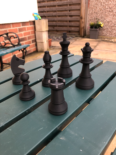 fusion 360 designed chess pieces by kevr102 toys & games board 3d print model - Mito3D