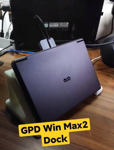 gpd win max 2 dock by simonxiii tools gadgets cooling usbhub 3d print model - Mito3D