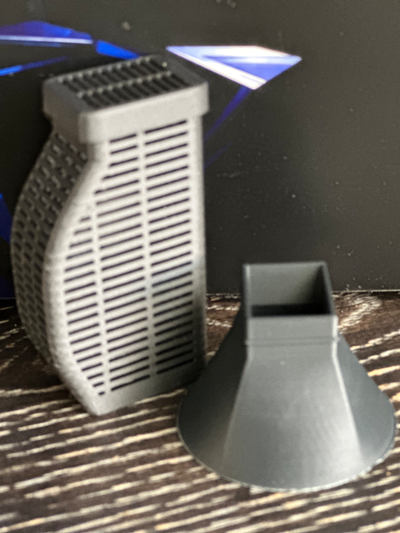 piccolo ams essiccante imbuto by gearsofdarkness 3d stampante accessori scatola contenitore organizzare pulito facile usare to fastprint veloce stampa supporto supporti 3d print model - Mito3D