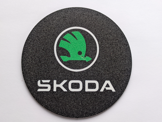 skoda coaster by szaman household decor 3d print model - Mito3D