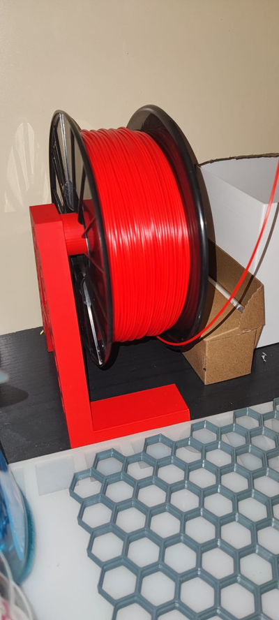 universal filament holder by aereyy 3d printer accessories filamentholder external 3d print model - Mito3D