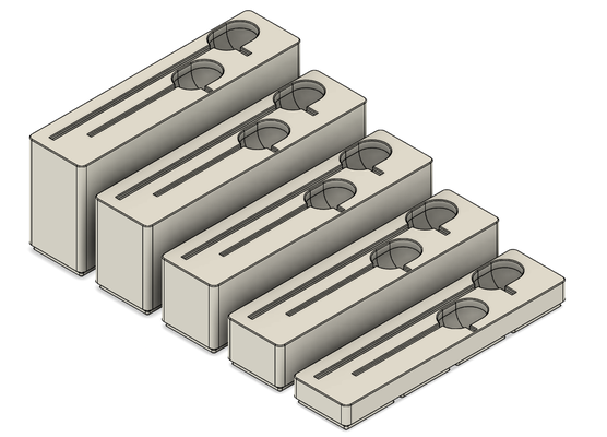 fosbos - hex key bin by asdfgasdfg 3d printer accessories rack organization organizer organize organized gridfinity 3d print model - Mito3D