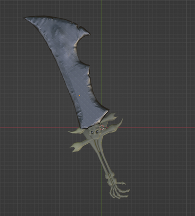 esqueleto espada by desenvolvedor jogo adereços cosplays réplica arma assustador bruxas suporte osso 3d print model - Mito3D