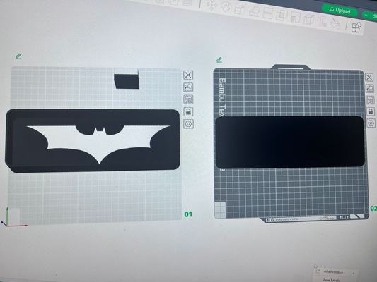 batman guidato scatola by fatalchaos25 arte segni loghi lightbox luce 3d print model - Mito3D
