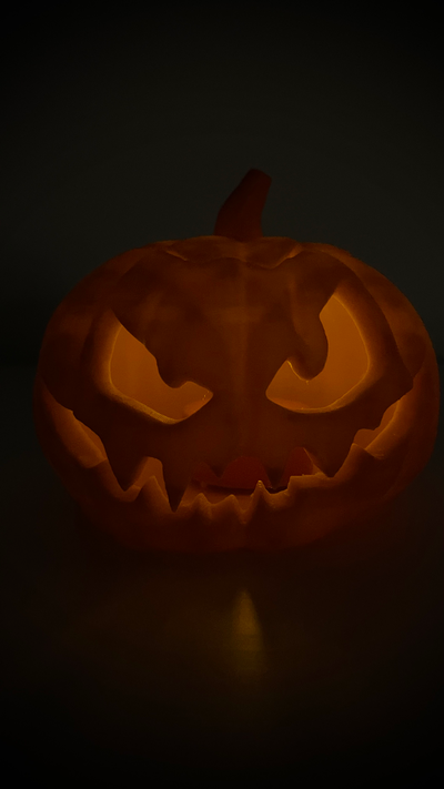 halloween pumpkin scary by fijbar household decor 2023 scarry cool art 3d print model - Mito3D