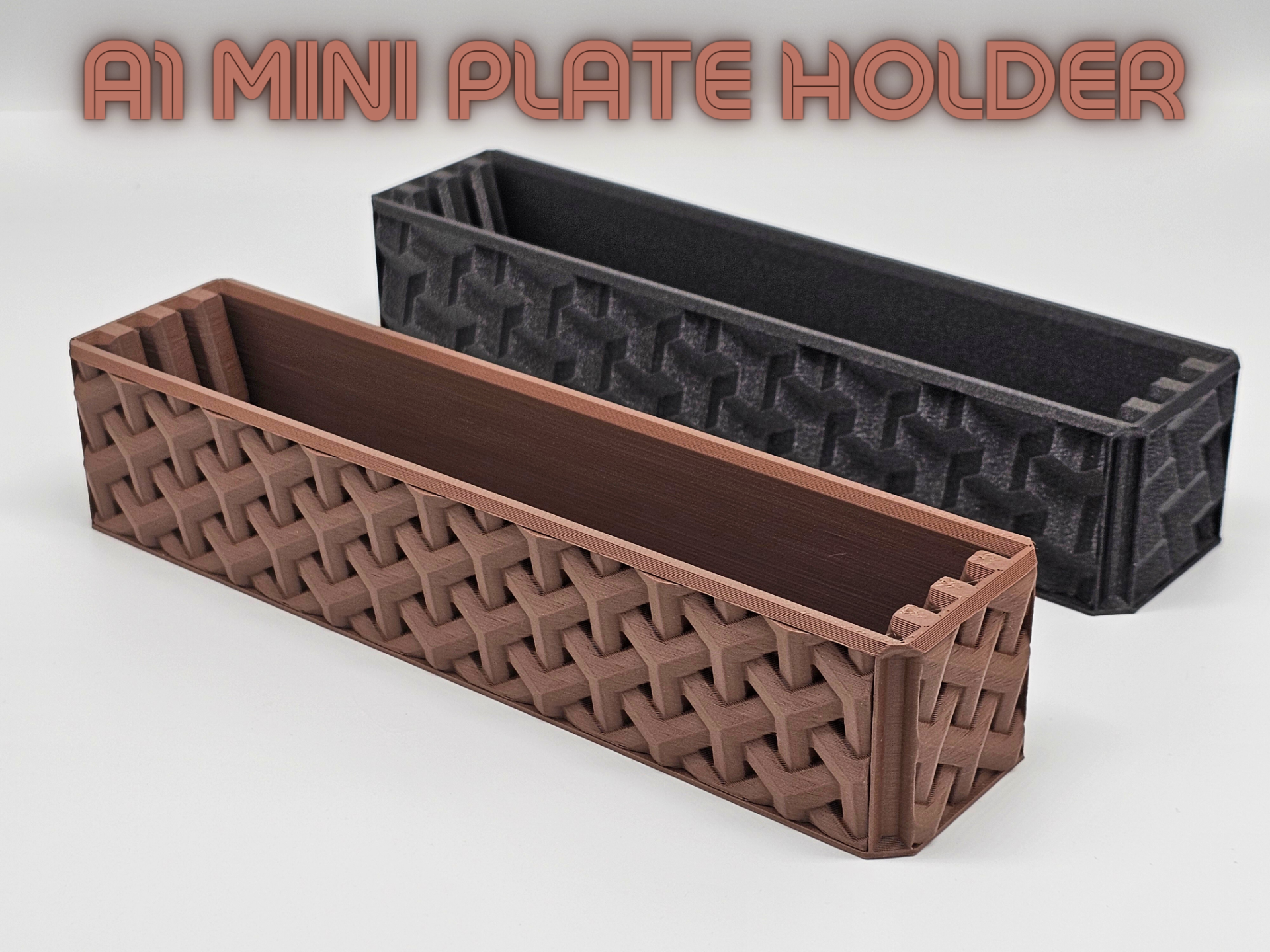 a1 mini élégant assiette titulaire soutien by kardes design 3d imprimante accessoires construire 3dprinteraccessories combo feuille bambu bambulab 3D print model - Mito3D