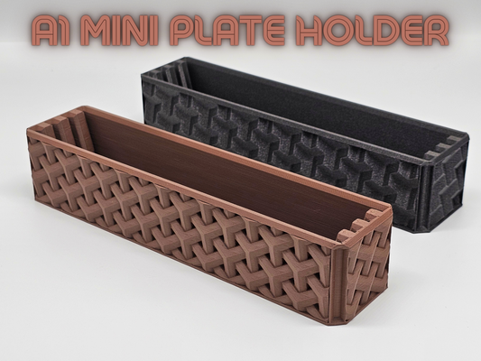 a1 mini elegante plato soporte by kardes diseño 3d impresora accesorios construir 3dprinteraccessories combo sábana bambu bambulab 3d print model - Mito3D