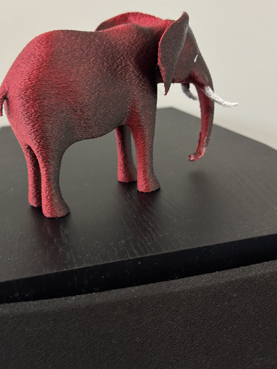 african elephant remixed by 3designfan miniatures animals animal 3d print model - Mito3D