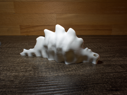 víspera santos estegosaurio fantasma by plasticidad extraña arte esculturas dinosaurio decoración hueco 3d print model - Mito3D