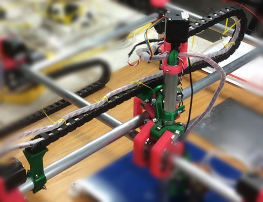 mpcnc drag chain cable carrier z axis by ronindesu tools printed mount thingiverse gantry 3d print model - Mito3D