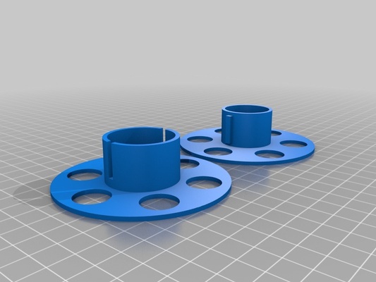 my customized customizeable cable spool organizer by ronindesu tools gadgets thingiverse 3d print model - Mito3D