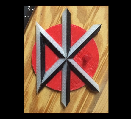 dead kennedys punk logo print by ronindesu art signs & logos thingiverse deadkennedys 3d print model - Mito3D