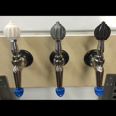 beer tap handles shabby by ronindesu hobby & diy knob handle thread kegerator homebrew thingiverse stubby keezer 3d print model - Mito3D