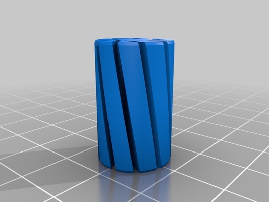 483mm rod spiral vase linear bearing bushing by ronindesu 3d printer accessories thingiverse customized 3d print model - Mito3D