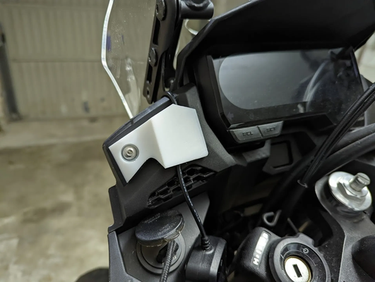 honda cb500x adapter bracket tpms by chrisax212 hobby & diy vehicles mount motorcycle 3d print model - Mito3D