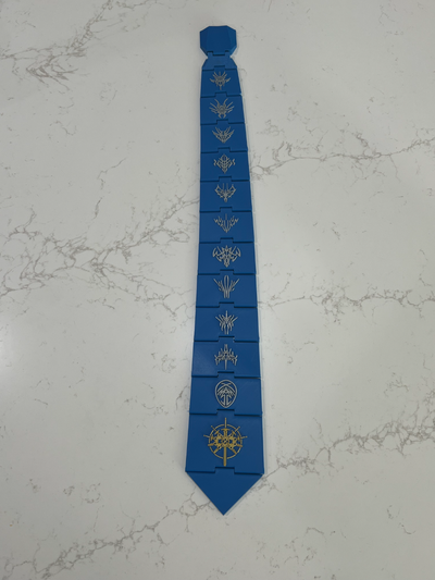 strahlend hals krawatte neu gemischt by gartenbau mode kleider sturmlicht sturmlichtarchiv ritterstrahlend brücke 4 bridge4 glyphen 3d print model - Mito3D