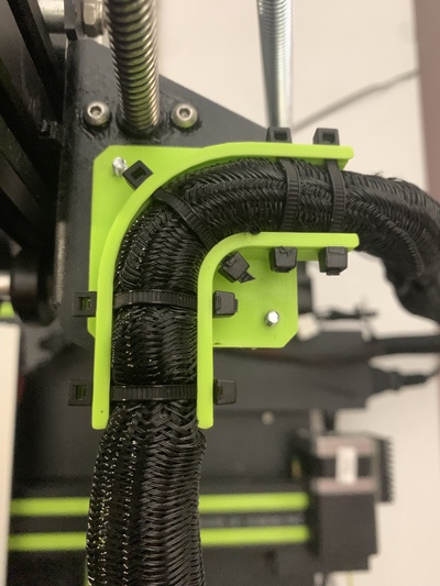 ender 3 v2&pro cr cable guide direct drive by george gxg 3d printer parts cr10 cr10s cr10spro cablemanagement ender3 crealitycr10 cableholder cableguide crealityender3 directdriveextruder cableorganizer ender3pro crealitycr10s crealityender3pro ender3v2 ender3v2mods cr6 cr6se crealitycr6 3d print model - Mito3D