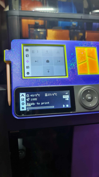 xtouch screen mount type c esp32 kit remixed by sj box 3d printer accessories lcd touch 3d print model - Mito3D