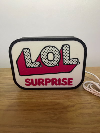 lol surprise lightbox by rich190 household decor 3d print model - Mito3D